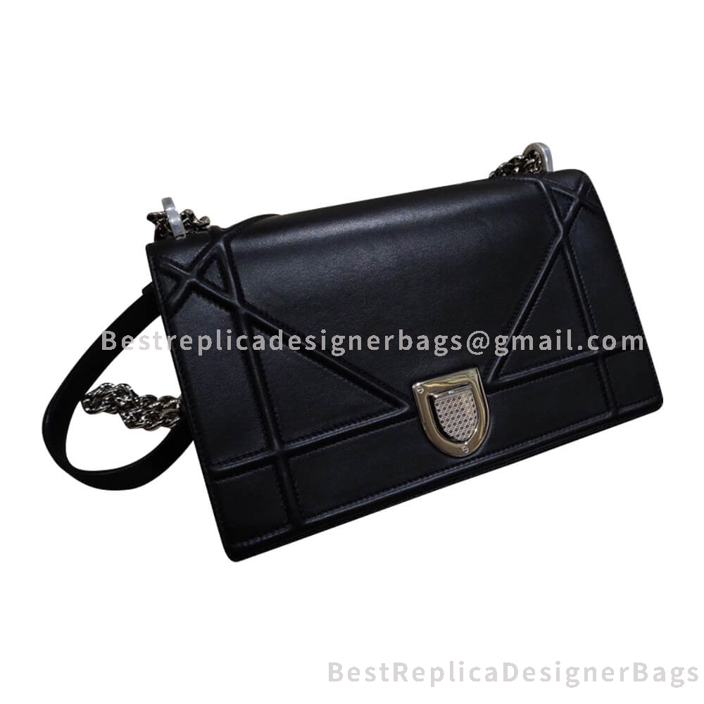Dior Diorama Smooth Lambskin Bag Black SHW